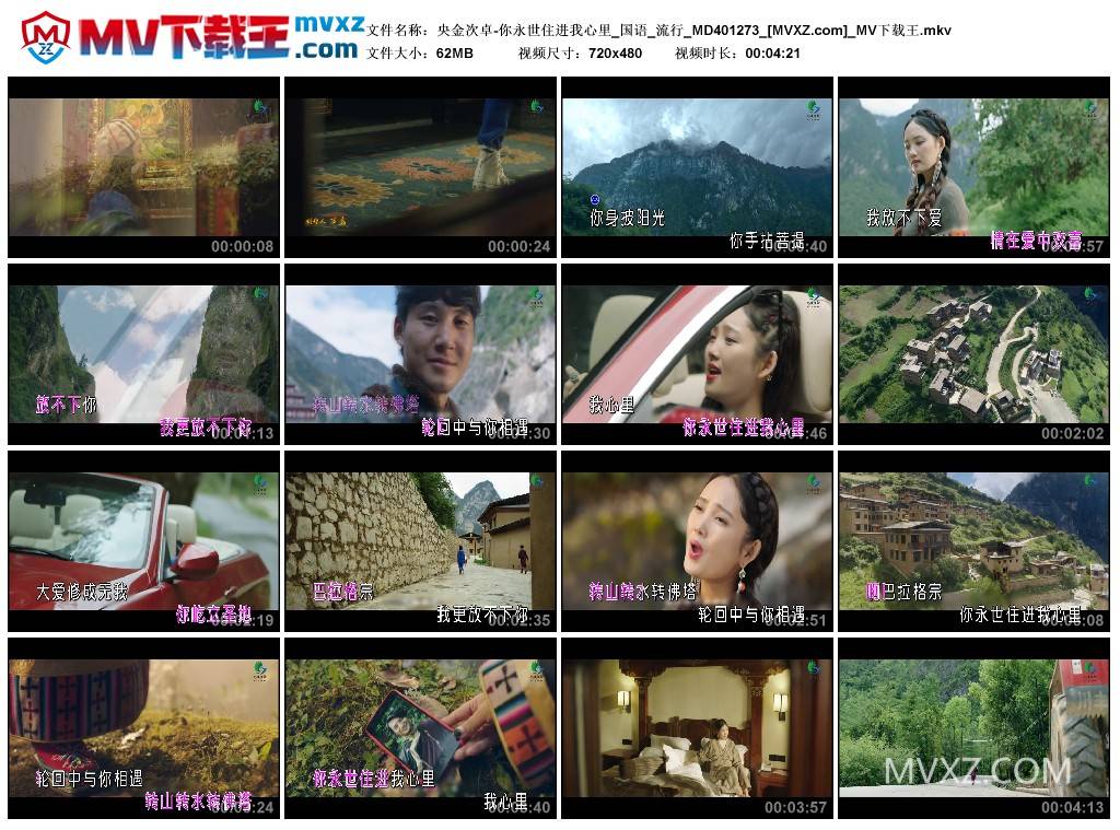 央金次卓-你永世住进我心里_国语_流行_MD401273